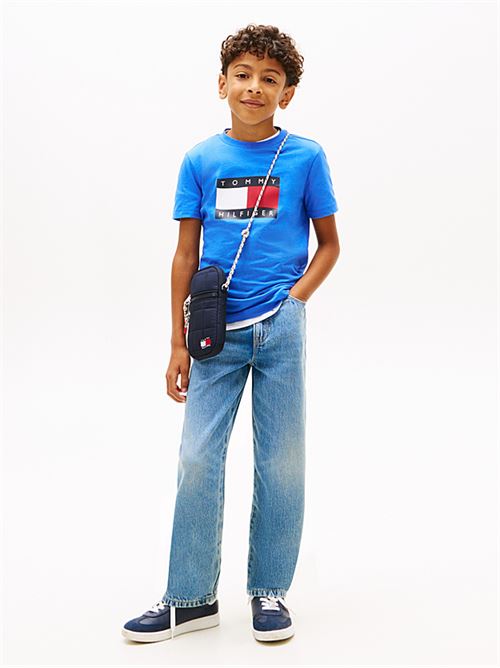 wavy flag t-shirt TOMMY HILFIGER | KB0KB10275TC6H